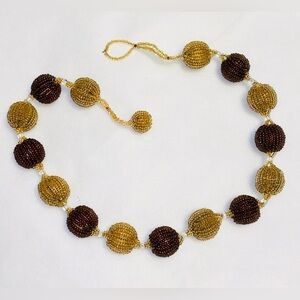Vintage necklace. Made with small beads